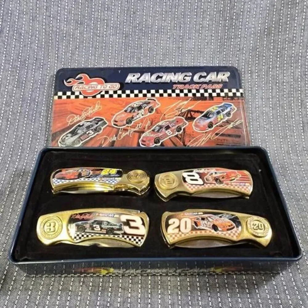 NASCAR Collector's Set of Four Folding Pocket Knives